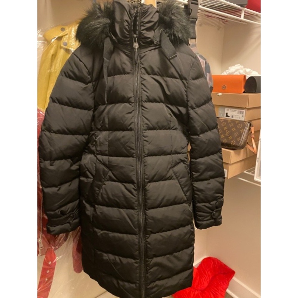 Zara black women coat XS